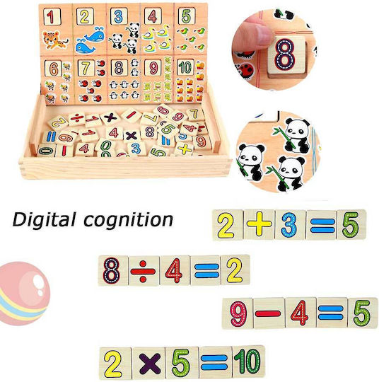 Donuts Educational Game Letters & Numbers made of Wood for 3+ years Years Old