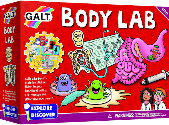 Galt Toys Human Body STEM Educational Game Experiments for 5+ years Years Old