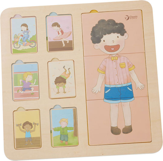 Classic World Montessori Educational Game Knowledge made of Wood