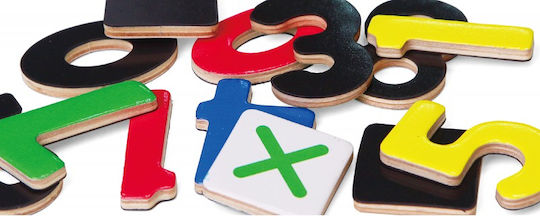 Magnetic Letters Set Beam Wood 52 Pieces