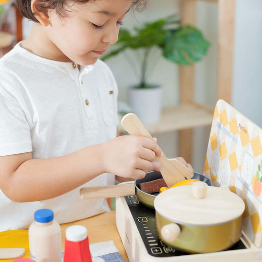 Plan Toys Дървени Готварски Съдове За 3+ Години