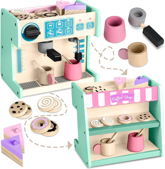 Ricokids Mini Cafe - Wooden Pastry Shop for 3+ Years