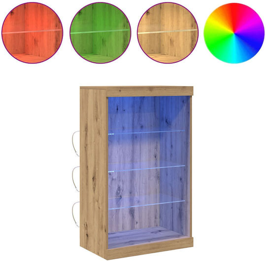 Floor-standing Living Room Display Cabinet with Glass & Lighting 60.5x37cm Floor-standing Living Room Display Cabinet with Glass & Lighting 60.5x37cm