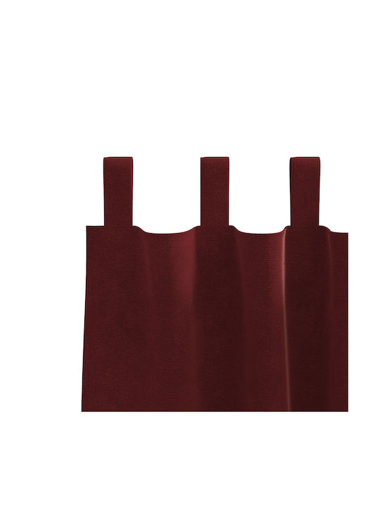 vidaXL Set Curtains Blackout with Tab Top Red 140x260cm