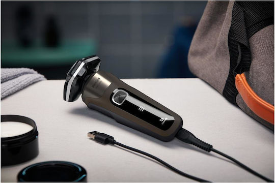 Philips Series 5000 S5886/30 Περιστρεφόμενη Ξυριστική Μηχανή Προσώπου Επαναφορτιζόμενη