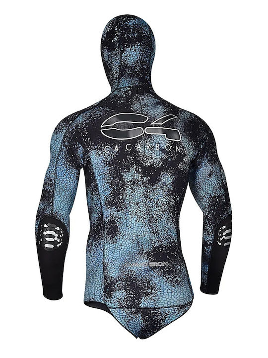 C4 Camo Skin Ocean Divisible Wetsuit Shaved for Speargun Camouflage 5mm
