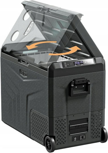 Yolco TCX50 Φορητό Ψυγείο 52lt 100-240V Μαύρο