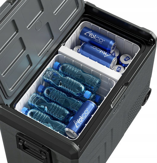 Yolco Black Electric Portable Fridge 60lt