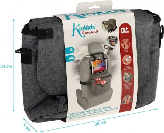 Kiokids Car Organizer Gray