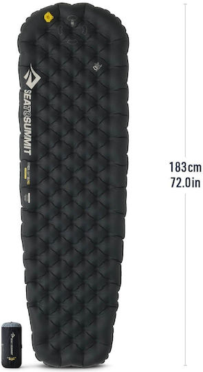 Sea to Summit Light Μονό Υπόστρωμα Camping 183x55cm Μαύρο