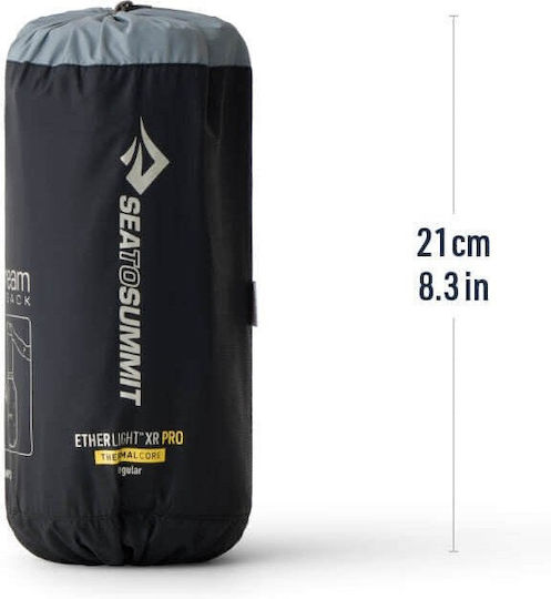 Sea to Summit Light Μονό Υπόστρωμα Camping 183x55cm Μαύρο