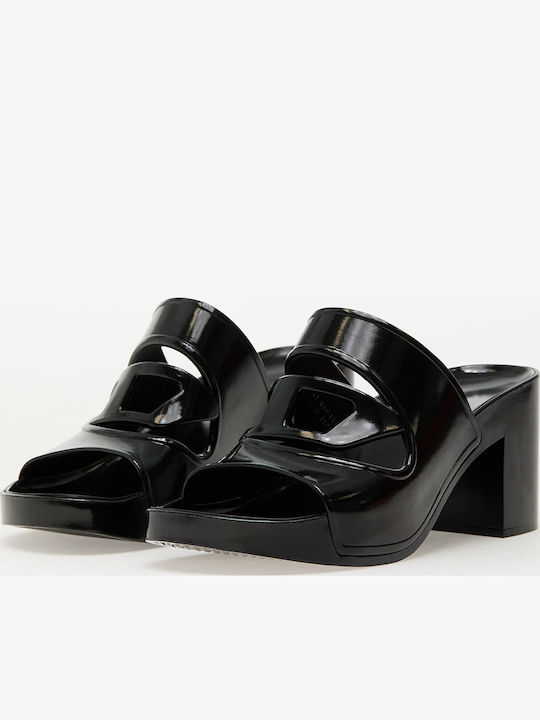 Bonnie Mules with Heel in Black Color