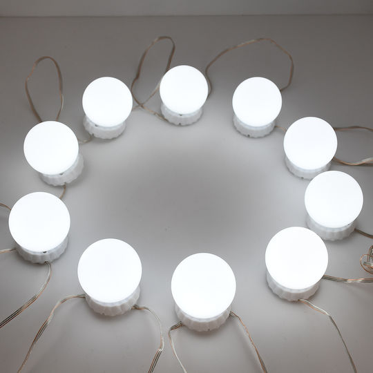 GloboStar USB Vanity Mirror LED Light Warm to Cool White 8W