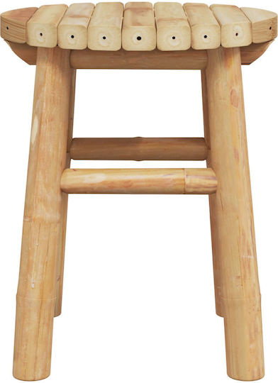 Garden Stool Outdoor Rattan Beige 30x30x36cm