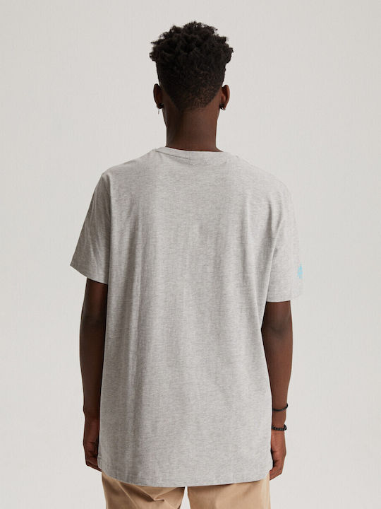 Tricou gri melange