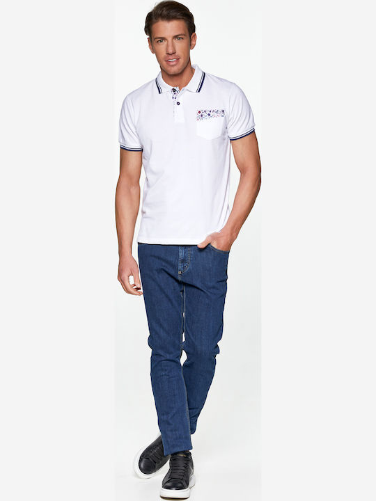 Polo Bluză cu mânecă scurtă White