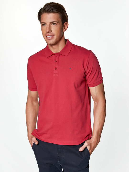 Polo Short Sleeve Blouse Red