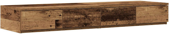 vidaXL Bettkasten aus Holz in Beige Farbe 120x36.5x16.5cm
