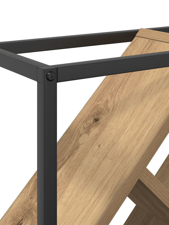 vidaXL Επιδαπέδια Κάβα Ποτών Ξύλινη Καφέ 51x18x52.5εκ.