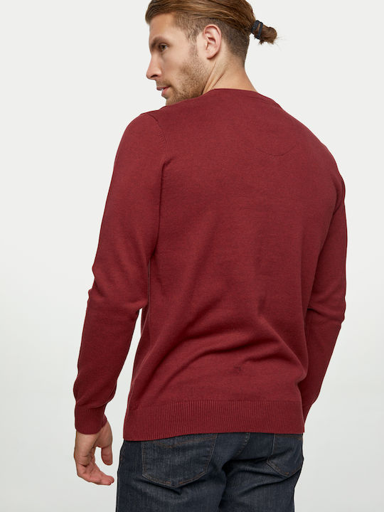 Pulover cu mânecă lungă Burgundy