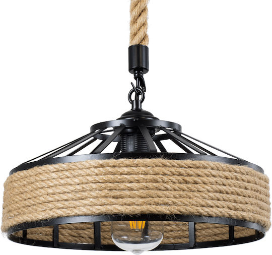 GloboStar Poli Pendant Light Brown 31cm