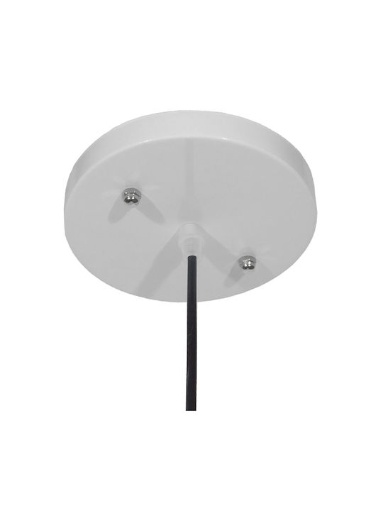 GloboStar Vallete Pendant Light White Bell with Socket E27 45x27cm