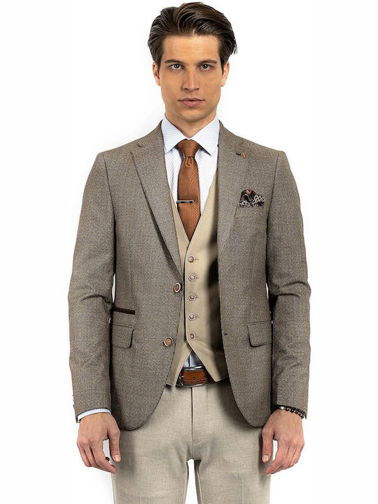 Мъжко сако Brown
