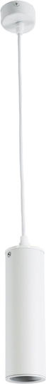 GloboStar Cannon Ceiling Light White with GU10 Socket 6x20x20cm