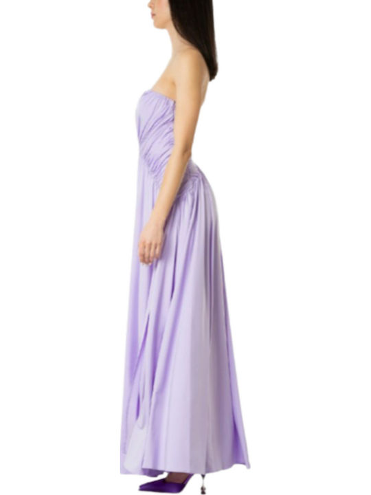 Summer Maxi Dress for Wedding - Christening Strapless Black