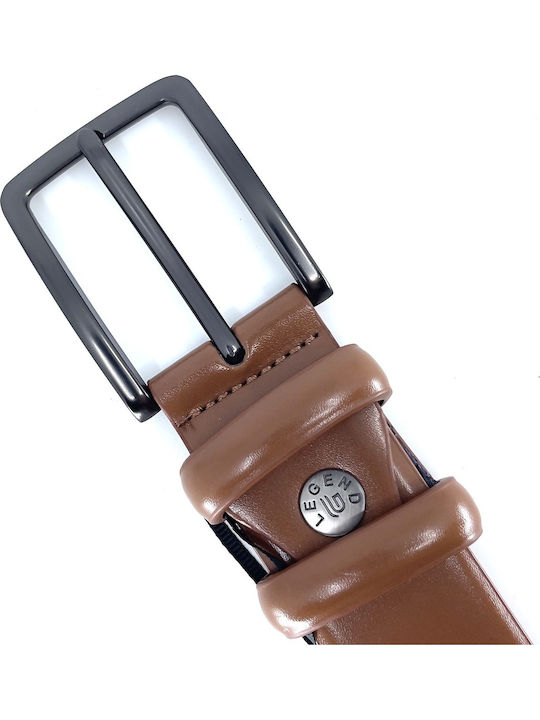 Men's Belt Leather Tabac Brown