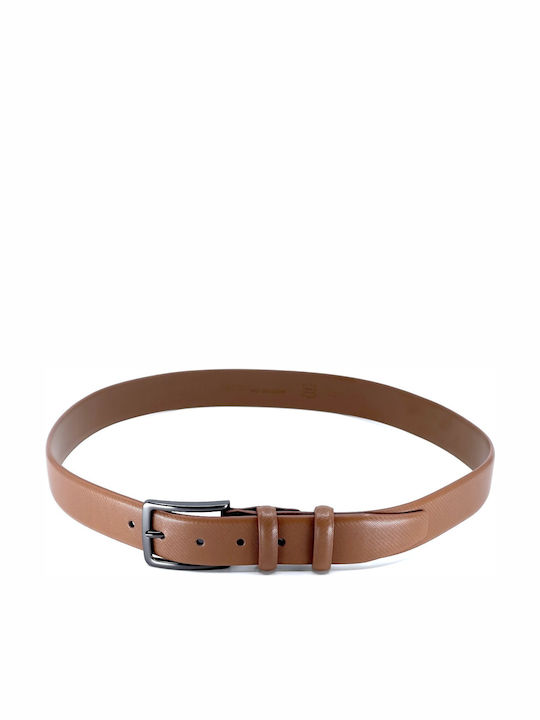 Herren Gürtel Leder Tabac Braun
