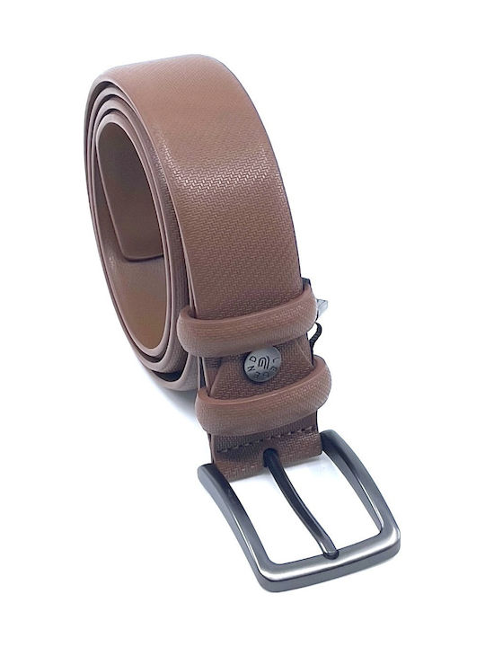 Herren Gürtel Leder Tabac Braun