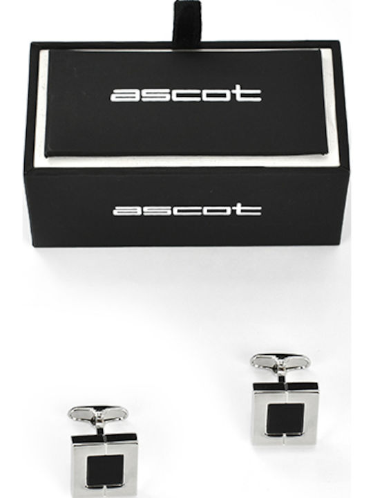 Ascot Μανικετόκουμπα σε Ασημί Χρώμα