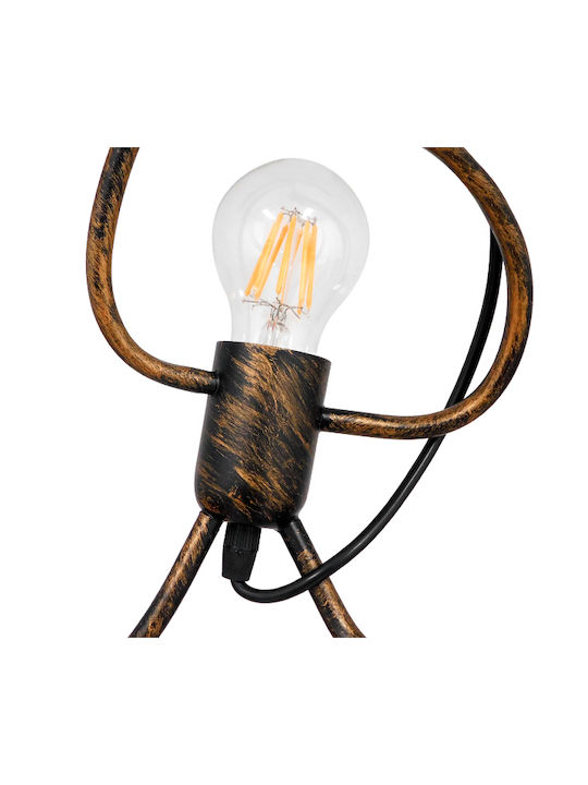 GloboStar Little Man Pendant Light Brown with Socket E27 20x40cm