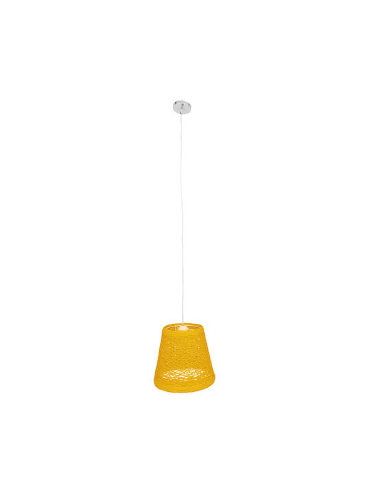 GloboStar Argent Ceiling Light Yellow Bell with E27 Socket 32x27x27cm