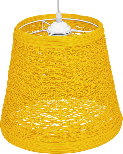 GloboStar Argent Ceiling Light Yellow Bell with E27 Socket 32x27x27cm