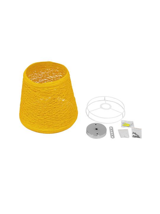 GloboStar Argent Ceiling Light Yellow Bell with E27 Socket 32x27x27cm