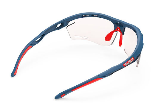 Rudy Project Fahrradbrillen mit Blau Rahmen und Photochrom Linsen