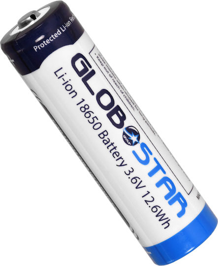 GloboStar Επαναφορτιζόμενη Μπαταρία 18650 Li-ion 3600mAh 3.6V 1τμχ