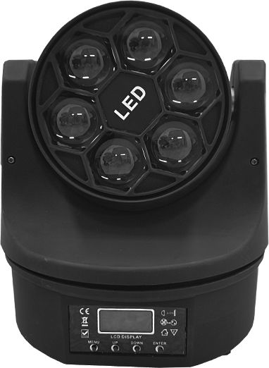 GloboStar Φωτορυθμικό Beam LED DMX με Ρομποτική Κεφαλή Super RGBW