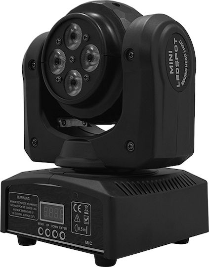 GloboStar Φωτορυθμικό Beam LED DMX με Ρομποτική Κεφαλή RGBW