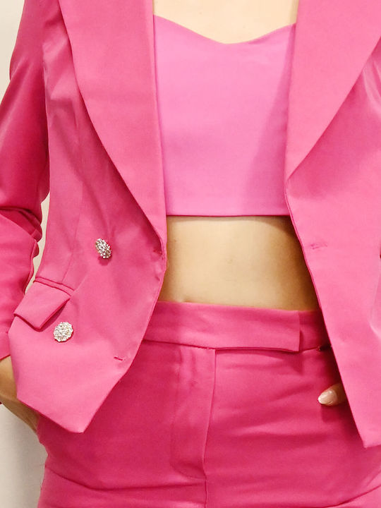Hellen Batterr Women's Blazer Pink
