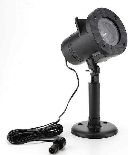Χριστουγεννιάτικος Προβολέας LED με RGB Φωτισμό Ρεύματος IP44 Εξωτερικού Χώρου