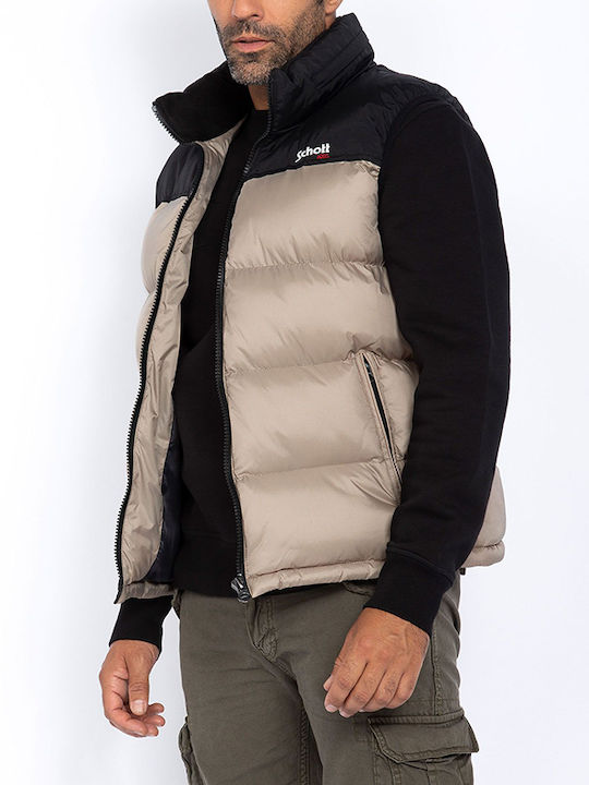 Αμάνικο Μπουφάν Puffer Μπεζ