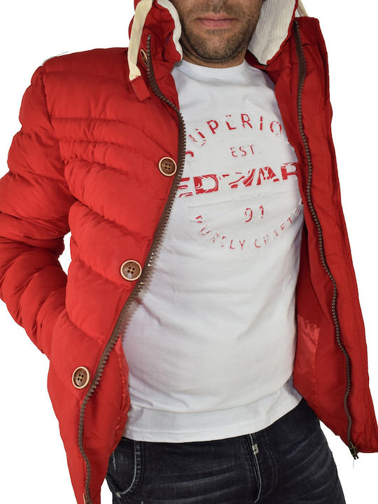 Dolce Χειμωνιάτικο Μπουφάν Puffer Bordeaux