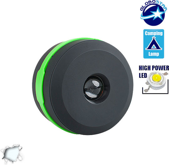 GloboStar Led Battery Lantern for Camping with Flashlight 80lm 1W