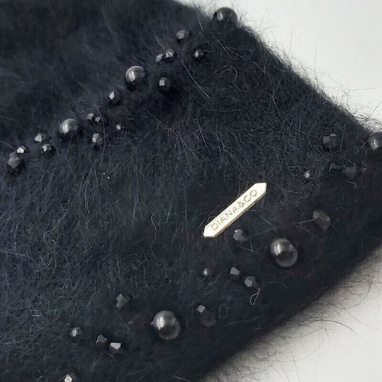 Beanie Frauen Beanie Gestrickt in Schwarz Farbe