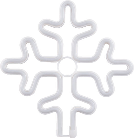 GloboStar Illuminated Christmas Figure Flake White