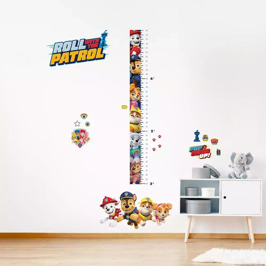 RoomMates Decor Kids Growth Height Chart Wall Sticker Paw Patrol Movie Multicolour