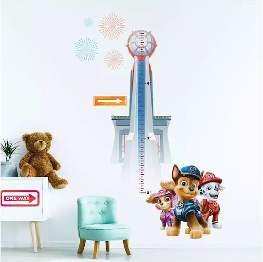 RoomMates Decor Kids Growth Height Chart Wall Sticker Paw Patrol Movie Multicolour